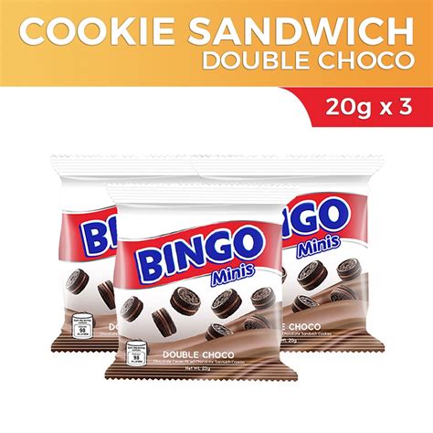 philippine price of bingo doubelchoco|BINGO COOKIE SANDWICH DOUBLE .